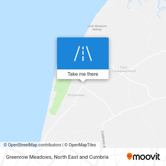 Greenrow Meadows map