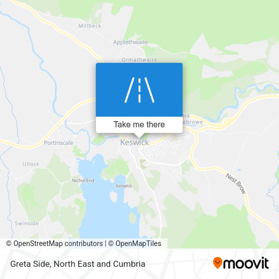 Greta Side map