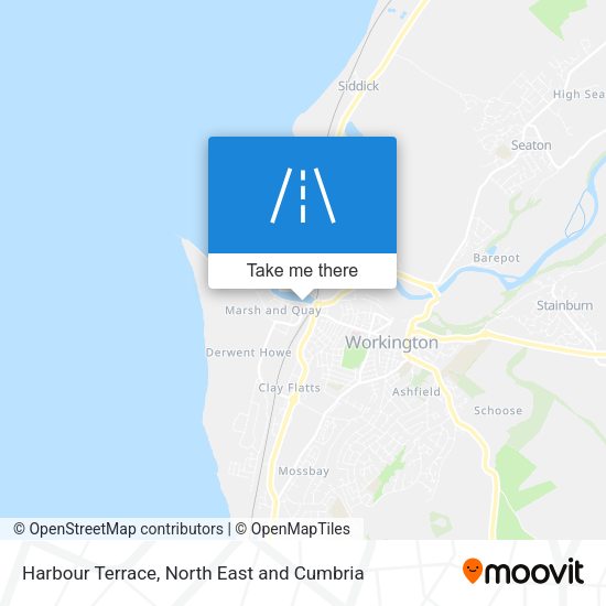 Harbour Terrace map