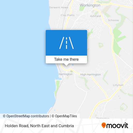 Holden Road map