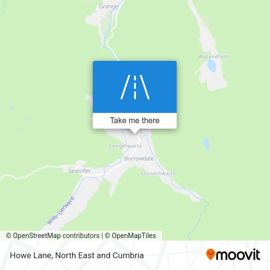 Howe Lane map
