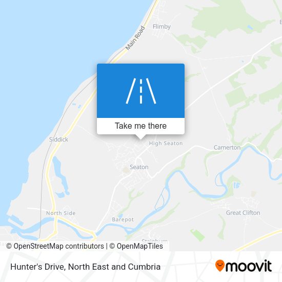 Hunter's Drive map