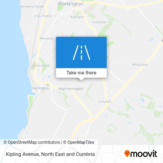 Kipling Avenue map