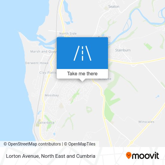 Lorton Avenue map