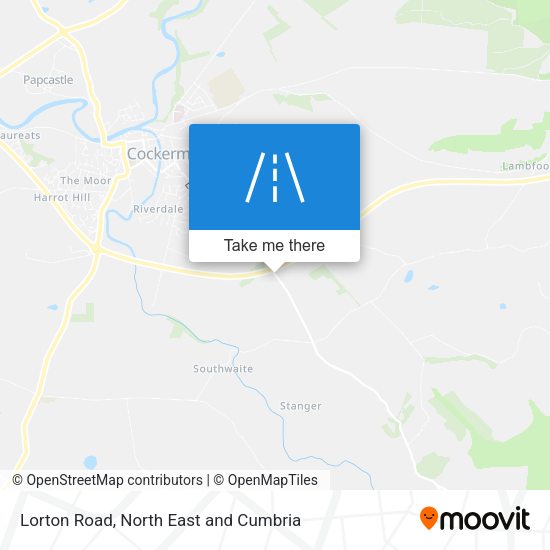 Lorton Road map