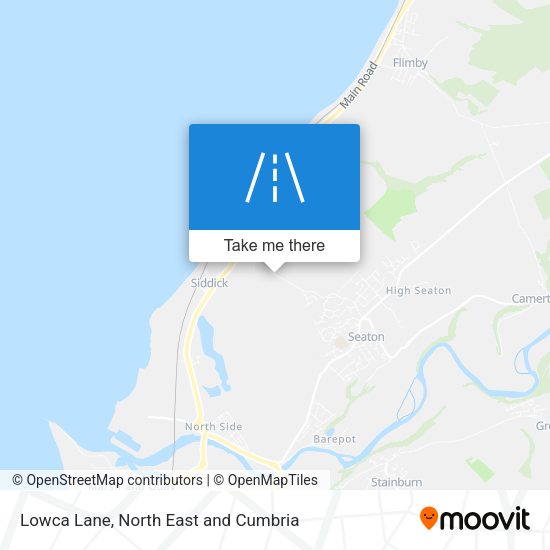 Lowca Lane map