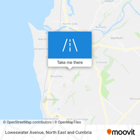 Loweswater Avenue map