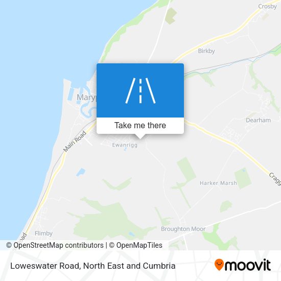 Loweswater Road map