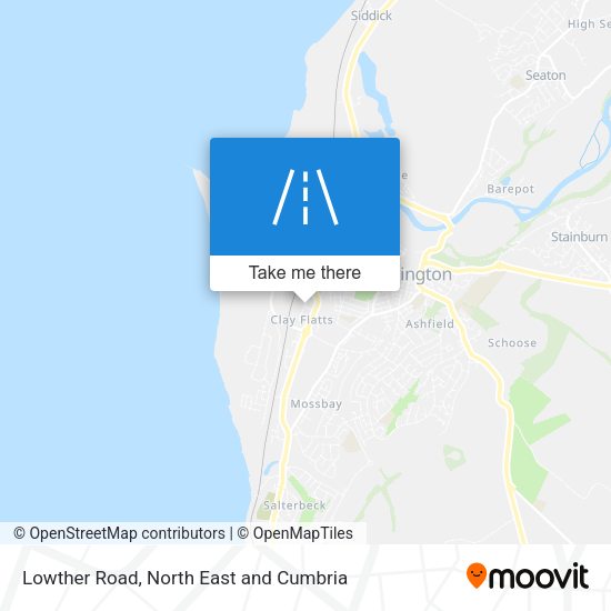 Lowther Road map