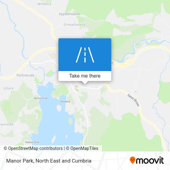Manor Park map