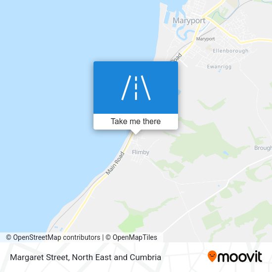 Margaret Street map
