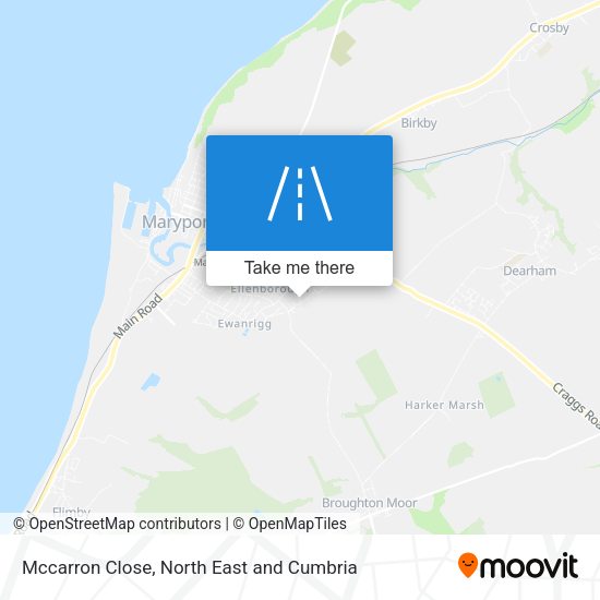 Mccarron Close map
