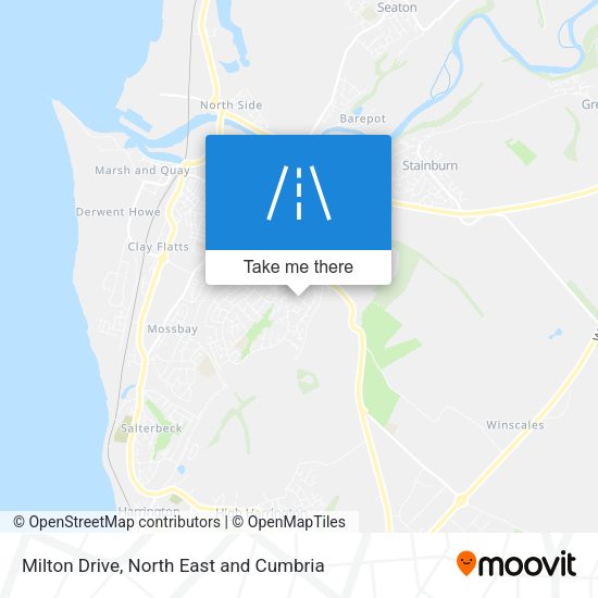 Milton Drive map