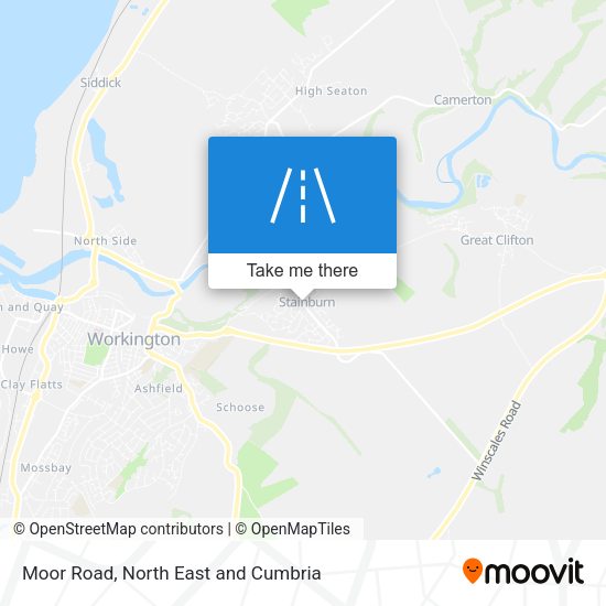 Moor Road map