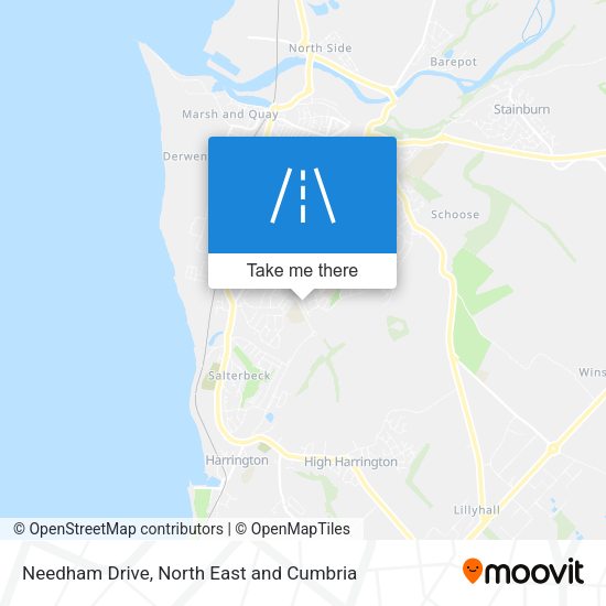 Needham Drive map