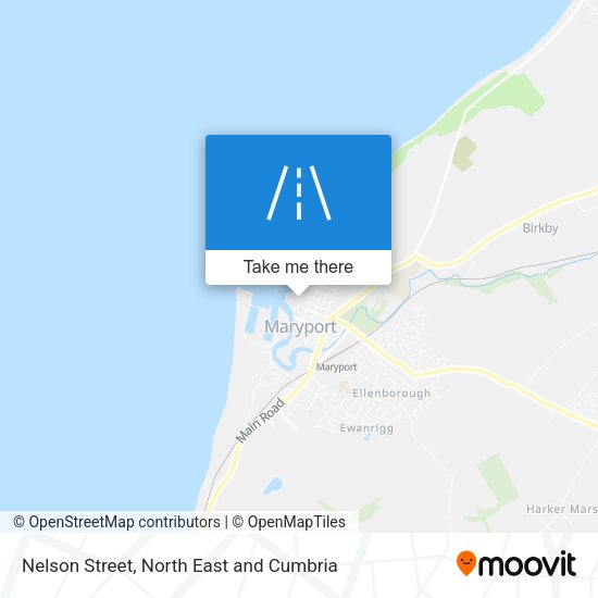 Nelson Street map