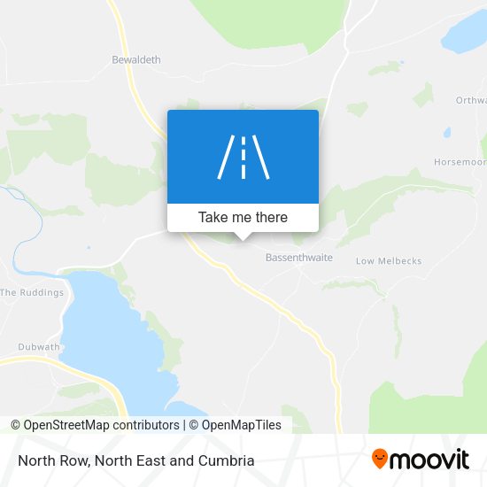 North Row map