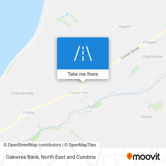 Oakwrea Bank map