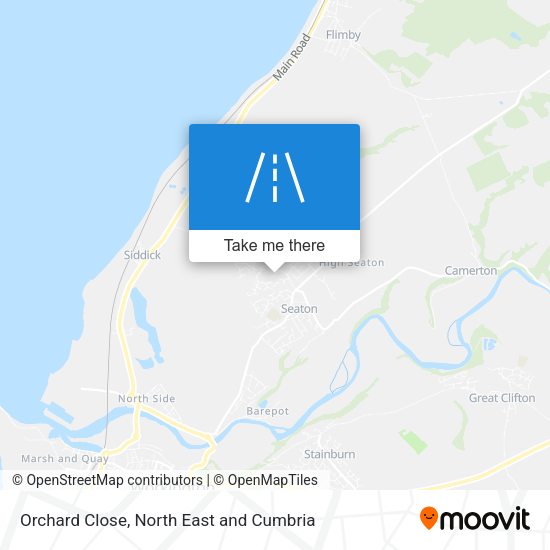 Orchard Close map