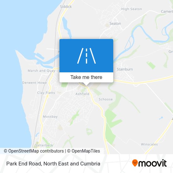 Park End Road map