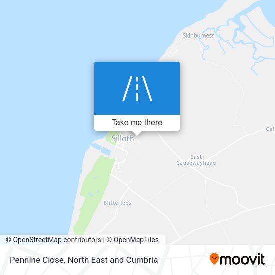 Pennine Close map