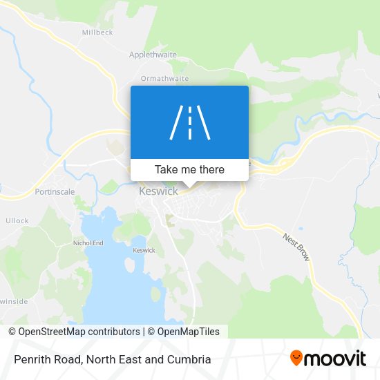 Penrith Road map