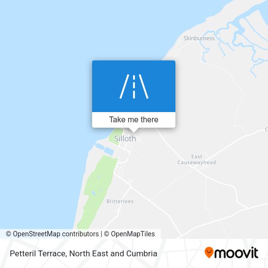 Petteril Terrace map