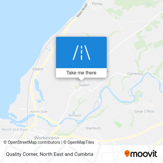 Quality Corner map