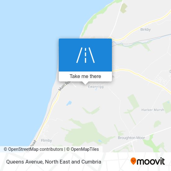 Queens Avenue map