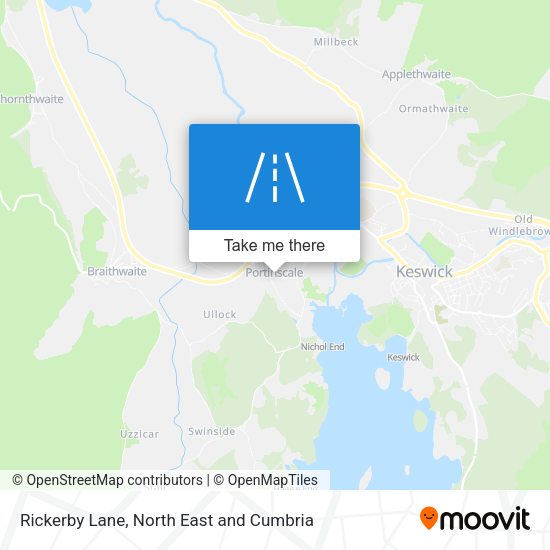 Rickerby Lane map