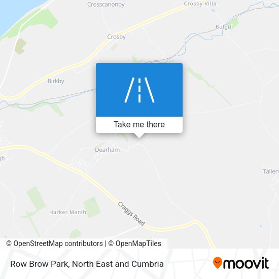 Row Brow Park map