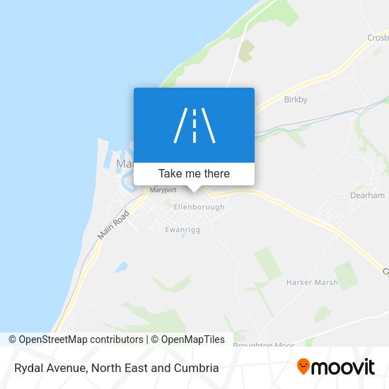 Rydal Avenue map