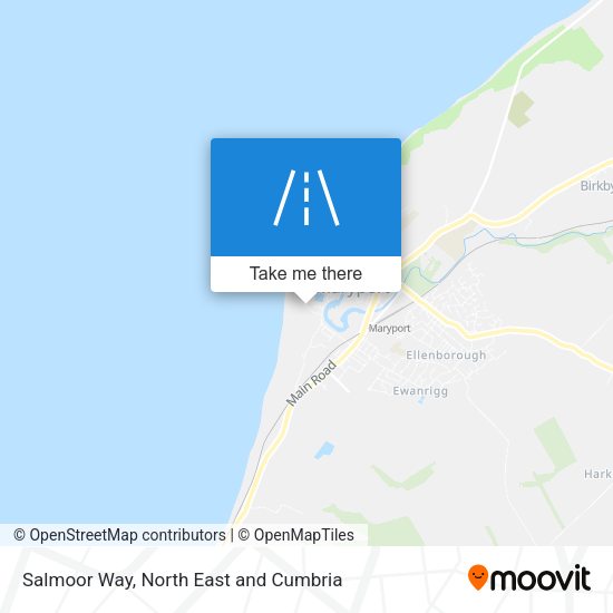 Salmoor Way map