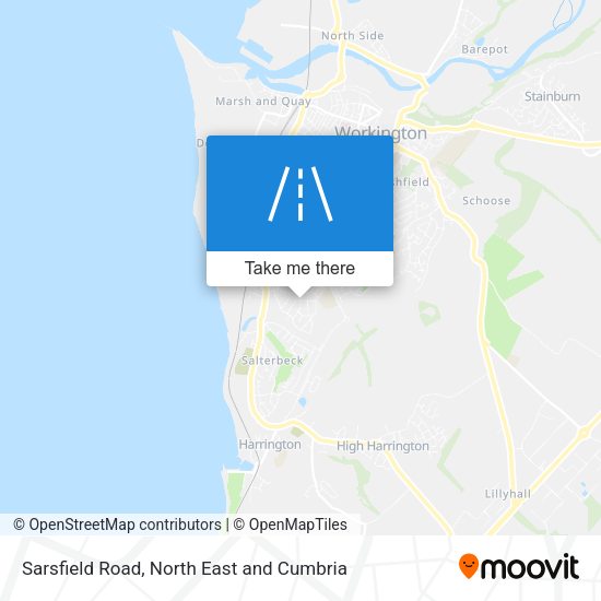 Sarsfield Road map