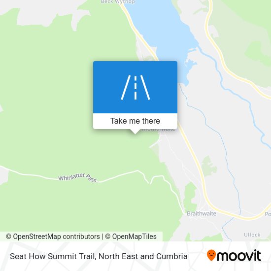 Seat How Summit Trail map