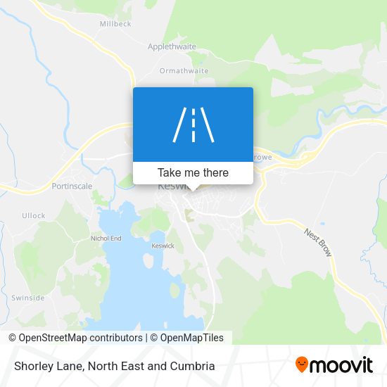 Shorley Lane map