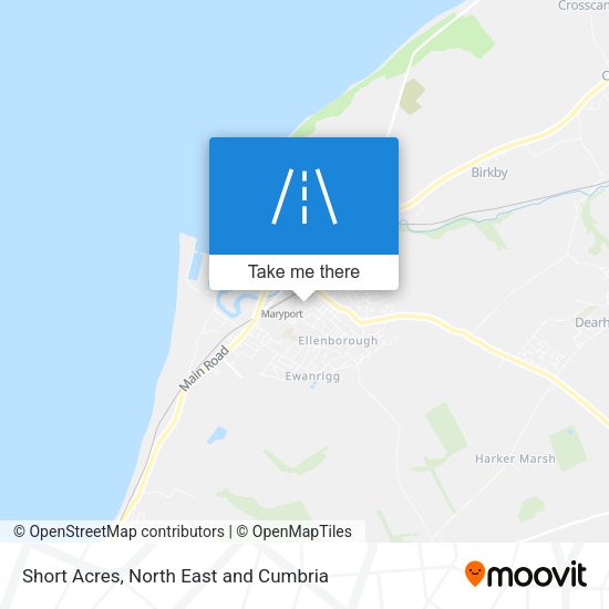Short Acres map