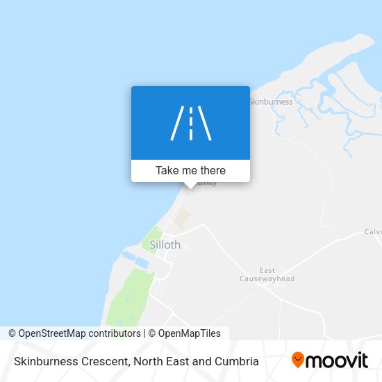 Skinburness Crescent map