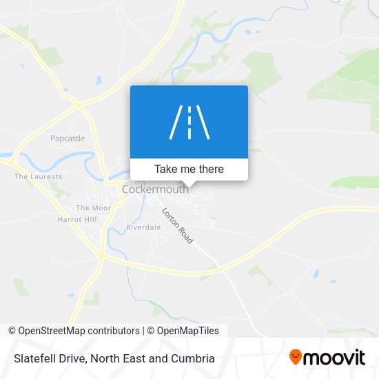 Slatefell Drive map