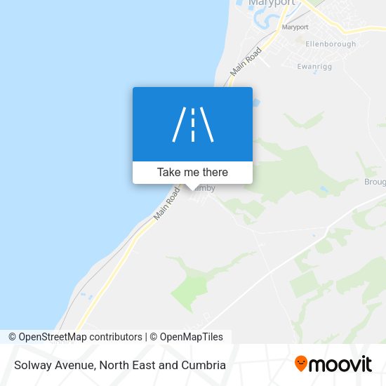 Solway Avenue map