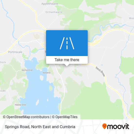 Springs Road map