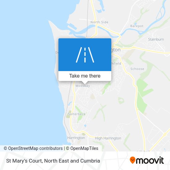 St Mary's Court map