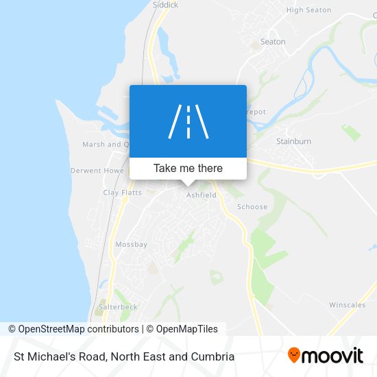 St Michael's Road map