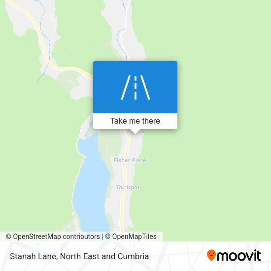 Stanah Lane map