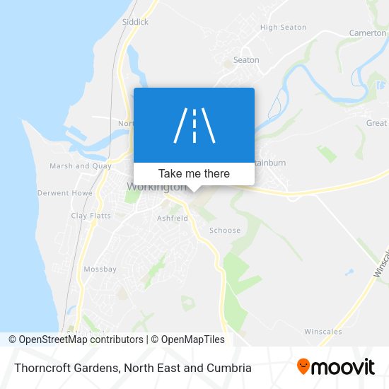 Thorncroft Gardens map