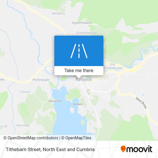Tithebarn Street map