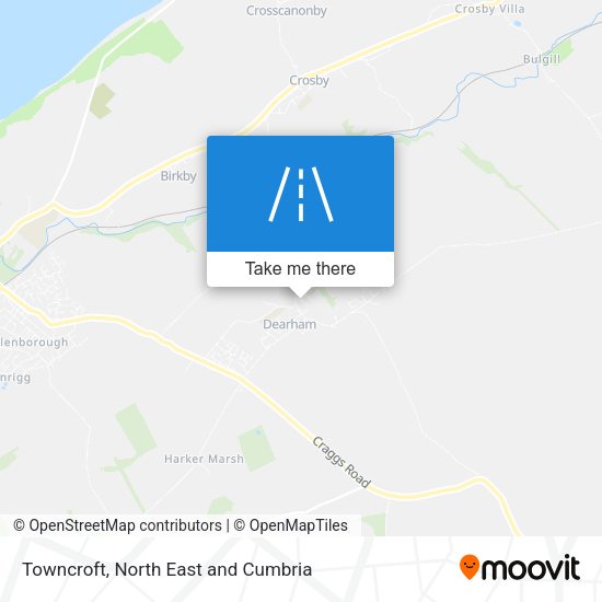 Towncroft map