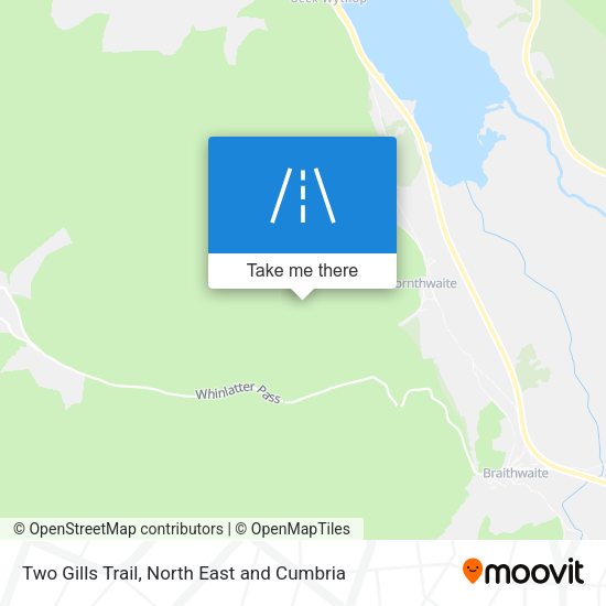 Two Gills Trail map
