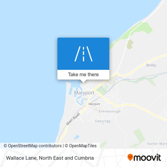 Wallace Lane map