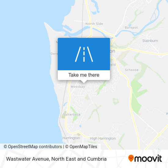 Wastwater Avenue map